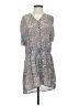 Tolani 100% Silk Teal Short Sleeve Silk Top Size S - photo 1
