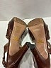 Prada 100% Leather Brown Burgundy Sandals Size EU 38 - photo 8