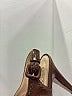 Prada 100% Leather Brown Burgundy Sandals Size EU 38 - photo 5