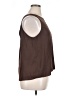 Socialite 100% Polyester Brown Sleeveless Blouse Size XL - photo 4
