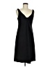 Metro7 Solid Black Casual Dress Size M - photo 1