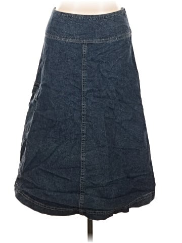 Garnet Hill Denim Skirt (view 1)