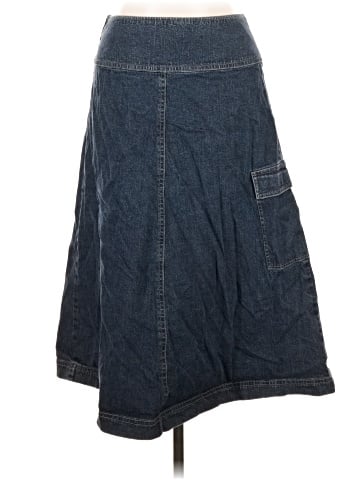 Garnet Hill Denim Skirt (view 2)