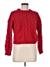 Pink Rose 100% Polyester Red Pullover Sweater Size M - photo 1