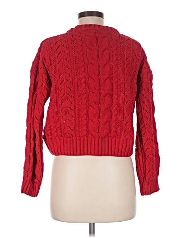 Pink Rose Pullover Sweater (view 2)