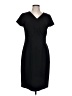 Talbots Solid Black Casual Dress Size 10 - photo 1
