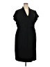 Amanda Smith Solid Black Cocktail Dress Size 22 - photo 1
