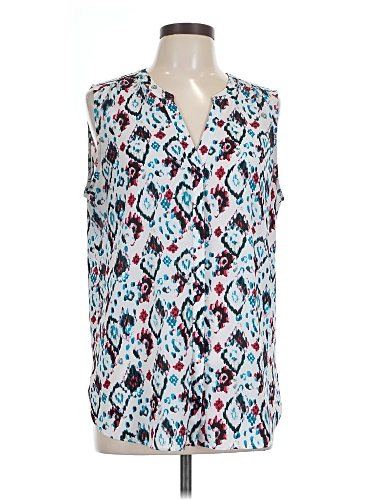 Pre-owned Not Your Daughter's Jeans Sleeveless Blouse In Blue
