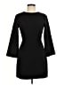 Zara Solid Black Casual Dress Size M - photo 1