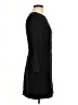 Zara Solid Black Casual Dress Size M - photo 4
