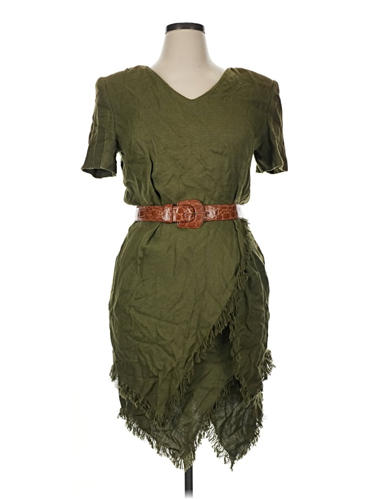 Pre-owned Assorted Brands Cocktail Dress In Green