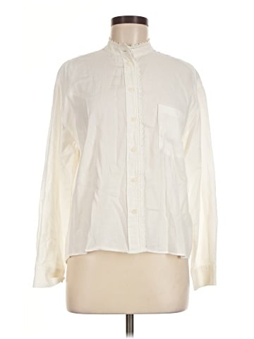Zara Long Sleeve Button-Down Shirt (view 1)
