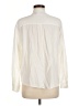 Zara Solid Ivory Long Sleeve Button-Down Shirt Size M - photo 2