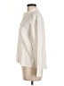 Zara Solid Ivory Long Sleeve Button-Down Shirt Size M - photo 5
