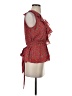 Max Studio 100% Polyester Red Sleeveless Blouse Size XS - photo 4