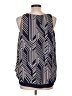 dalia Blue Sleeveless Blouse Size L - photo 2