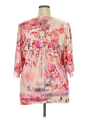 One World 3/4 Sleeve Blouse (view 2)
