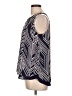 dalia Blue Sleeveless Blouse Size L - photo 5