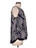 dalia Blue Sleeveless Blouse Size L - photo 4