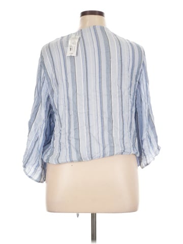 a.n.a. A New Approach 3/4 Sleeve Blouse (view 2)