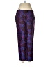 J.Crew Floral Purple Casual Pants Size 8 - photo 1