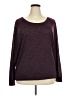 Ideology Burgundy Long Sleeve Top Size XXL - photo 1