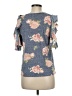 Signature Studio Blue 3/4 Sleeve Blouse Size M - photo 2