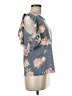 Signature Studio Blue 3/4 Sleeve Blouse Size M - photo 4