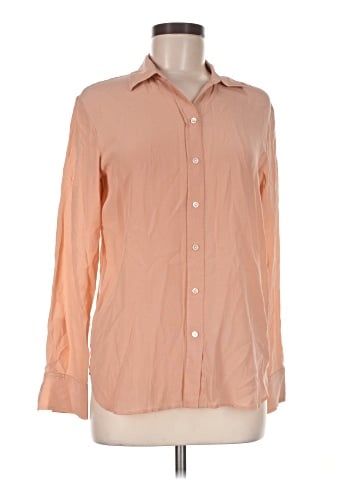 Everlane Long Sleeve Silk Top (view 1)