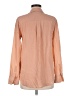 Everlane 100% Silk Orange Long Sleeve Silk Top Size 6 - photo 2