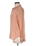 Everlane 100% Silk Orange Long Sleeve Silk Top Size 6 - photo 5