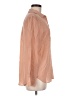 Everlane 100% Silk Orange Long Sleeve Silk Top Size 6 - photo 4