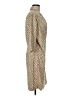 J. McLaughlin Print Tan Casual Dress Size M - photo 4