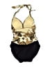 Gabar Floral Gold Brown One Piece Swimsuit Size 8 - photo 2