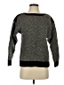 Kenji Chevron-herringbone Black Pullover Sweater Size S (estimated) - photo 1