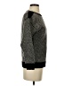 Kenji Chevron-herringbone Black Pullover Sweater Size S (estimated) - photo 4