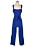 Bebe Solid Blue Jumpsuit Size XS - photo 1