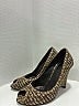 Fendi Gold Wedges Size EU 37 1/2 - photo 3