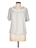 Old Navy Gray Short Sleeve Blouse Size L - photo 1