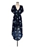Ecote 100% Polyester Blue Casual Dress Size M - photo 1