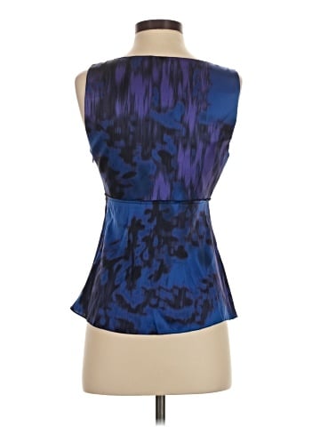 Elie Tahari Sleeveless Silk Top (view 2)