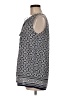 Max Studio 100% Rayon Blue Sleeveless Blouse Size M - photo 5