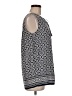 Max Studio 100% Rayon Blue Sleeveless Blouse Size M - photo 4