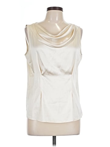Doncaster Collection Sleeveless Silk Top (view 1)