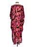 Natori Tropical Floral Pink Cocktail Dress Size S - photo 2