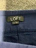 Ann Taylor LOFT 100% Cotton Hearts Blue Shorts Size 0 - photo 3