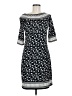 Max Studio Graphic Black Casual Dress Size M - photo 1