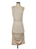 DKNY Solid Tan Cocktail Dress Size 4 - photo 1