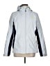 The North Face 100% Polyester Solid Silver Snow Jacket Size M - photo 1