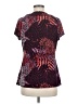 Tahari Purple Short Sleeve Top Size M - photo 2